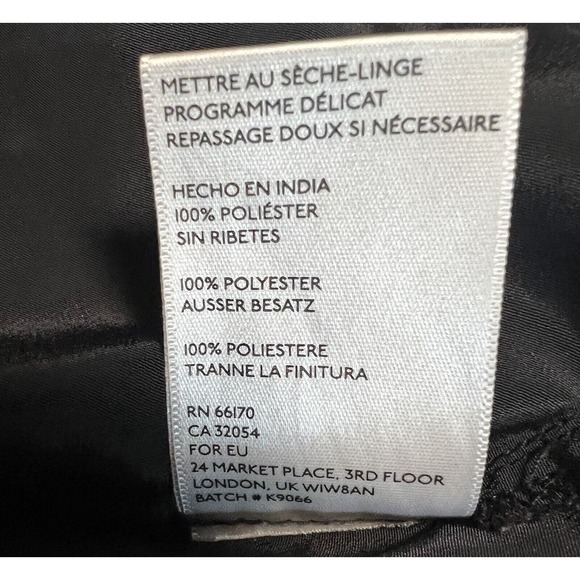 Pins & Needles ~ Anthropologie ~ Black ~ Dress ~ X Small ~ EUC - Picture 10 of 10